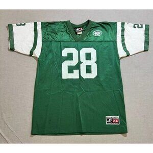 Vintage Logo Athletic Football Jersey New York Jets Curtis Martin Youth XL Green
